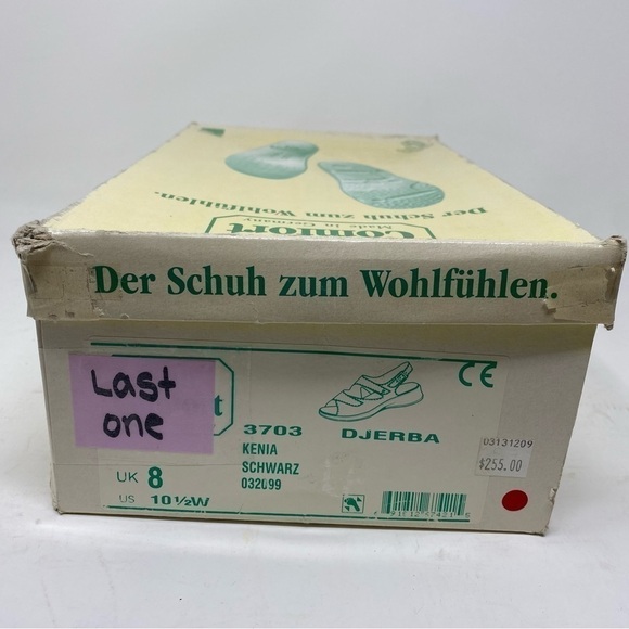 FinnComfort Womens Djerba 3703 Black Kenia Sandals - Picture 8 of 9